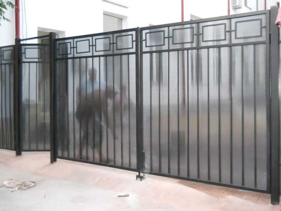 Garduri porti fier forjat teava jaluzea taiate laser mobilier gradina