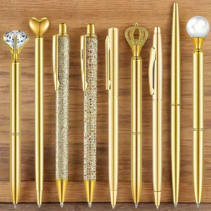 9 бр. Златни химикалки