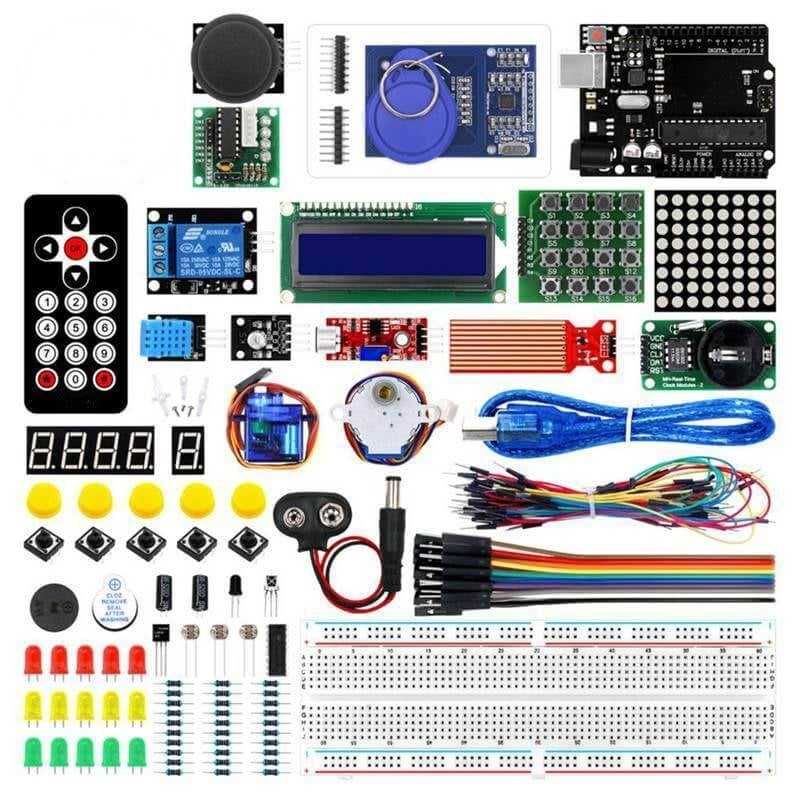 Nou,sigilat Kit educativ compatibil Arduino UNO R3 RFID, Bitmi 10173