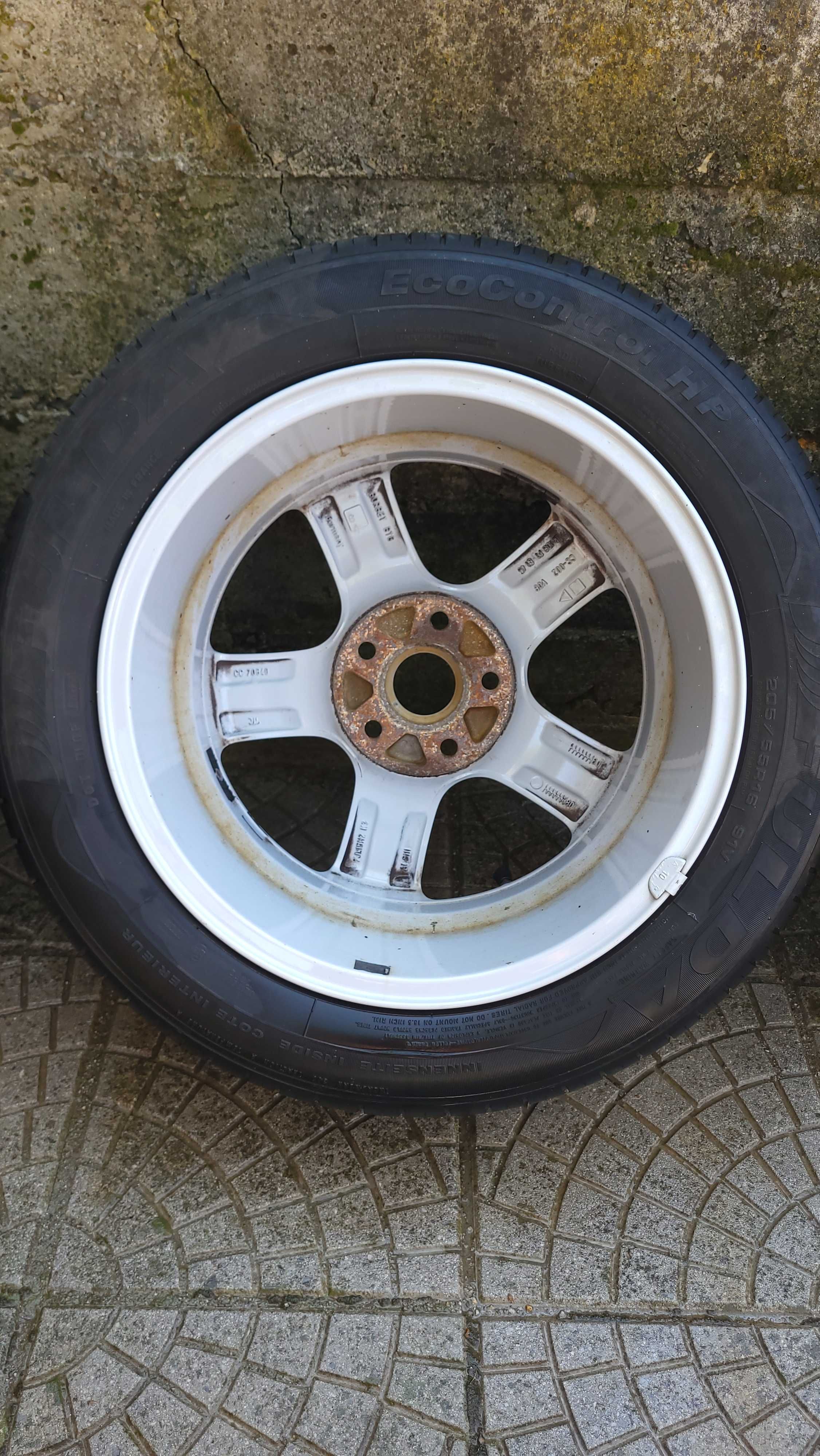 Джанти 16" 5x108 Borbet CC с летни гуми Fulda EcoControl HP 205/55/16