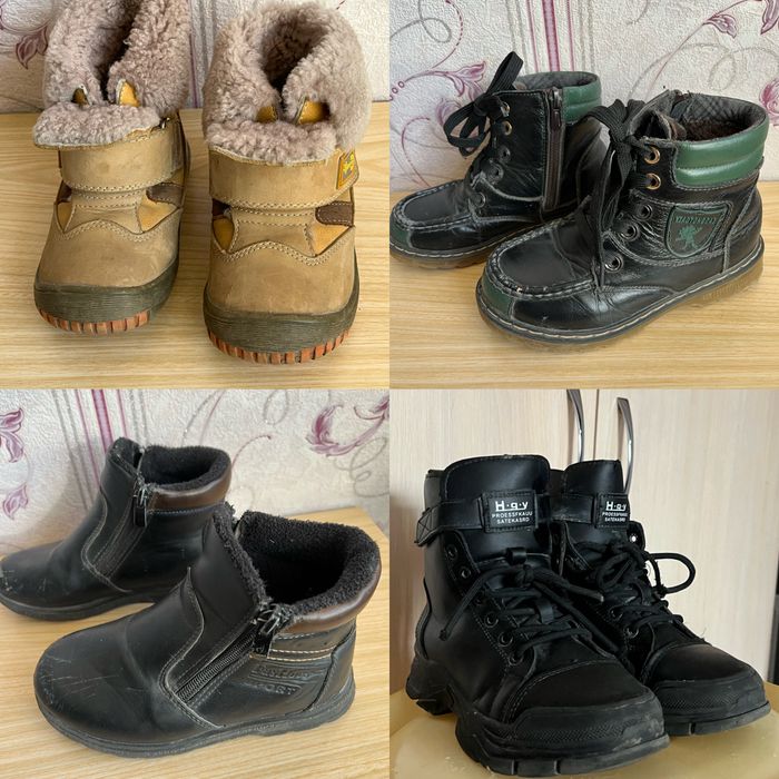 Детские ботинки разные зима/осень