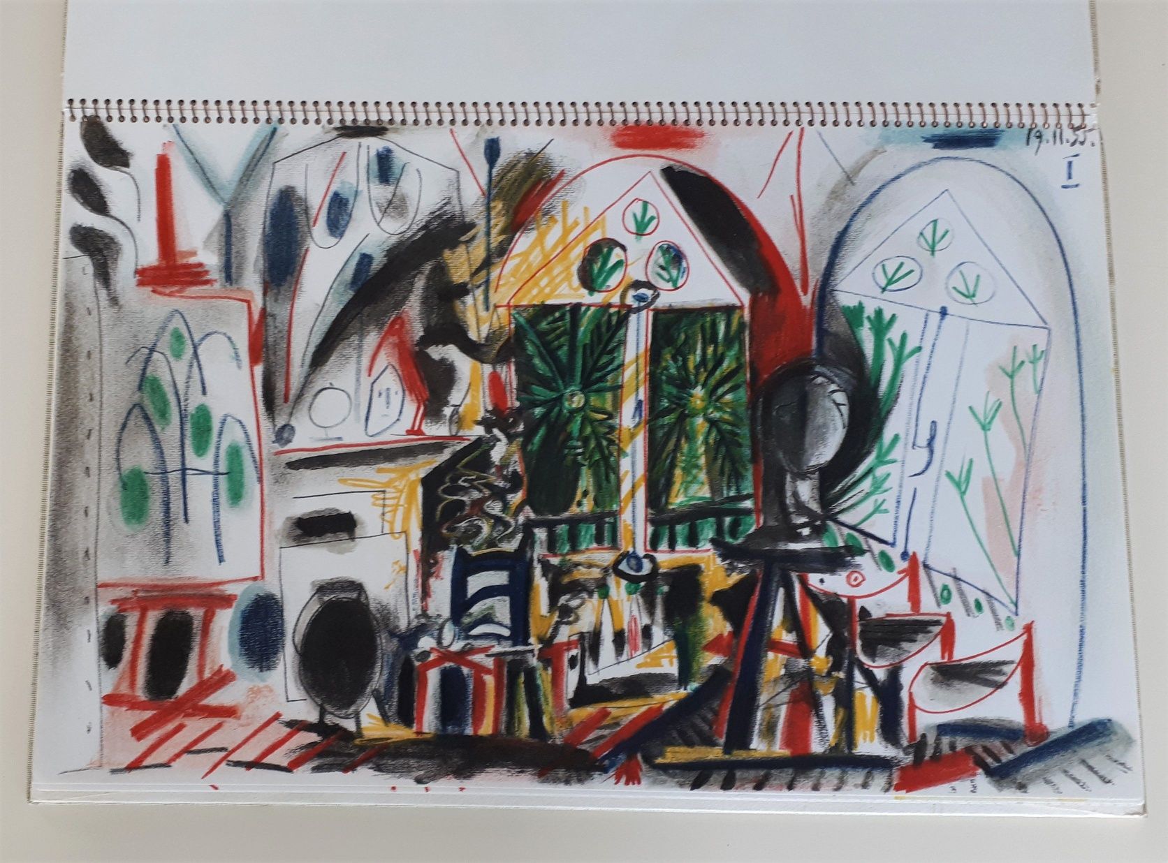 Pablo Picasso- Carnet de Californie 1959 - 39 Litografii Picasso/Mourl
