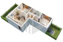 Doamna Stanca/Dedeman | Apartament 3 camere+ Gradina 31 mp- La cheie