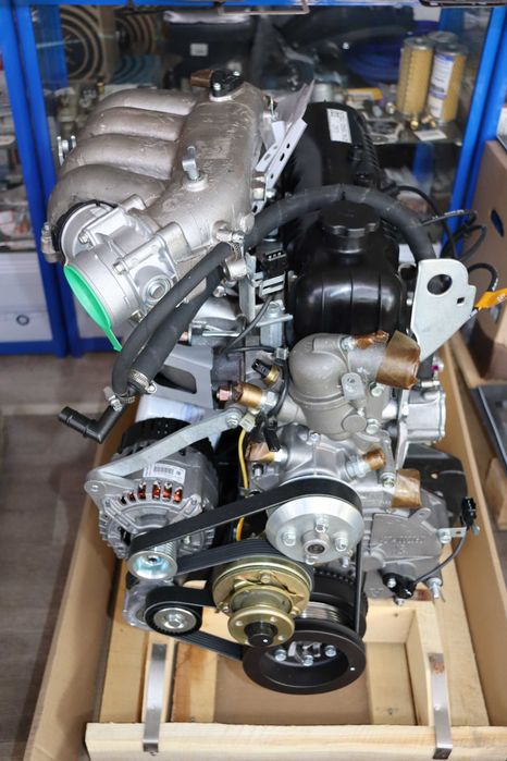 Двигатель 4216 УМЗ Газель под эл. педаль чугун. блок под ГУР Новый