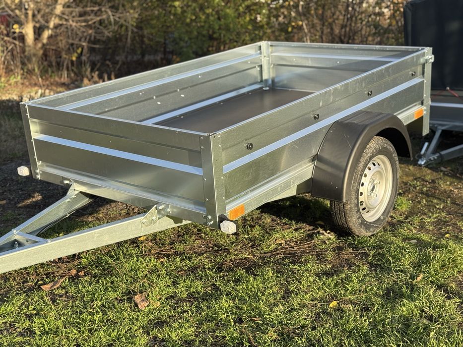 Remorca nouă 750 kg, dimensiuni 205x125 cm, pret promoțional!!
