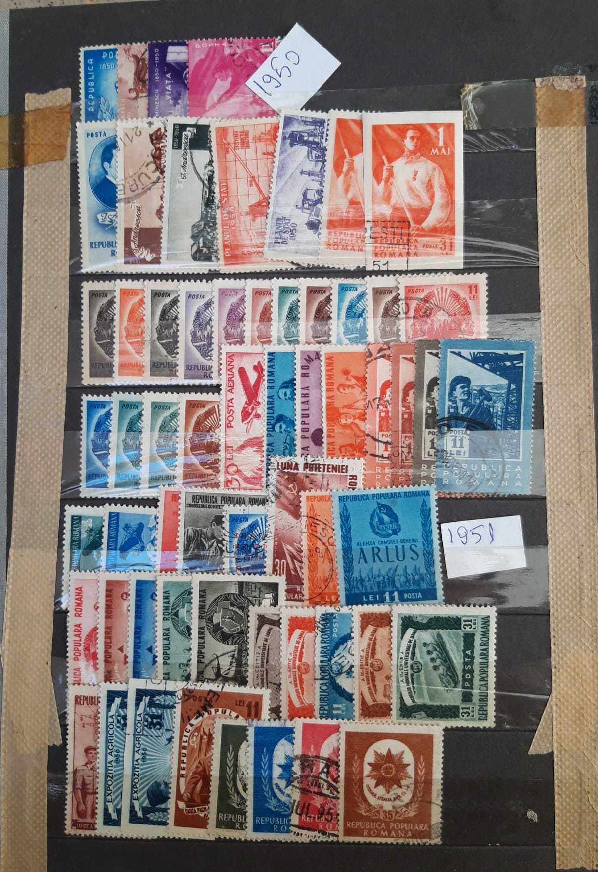 Timbre rare Romania 1950-1959