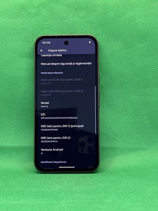 Google Pixel 9a Preț 1450 lei fix