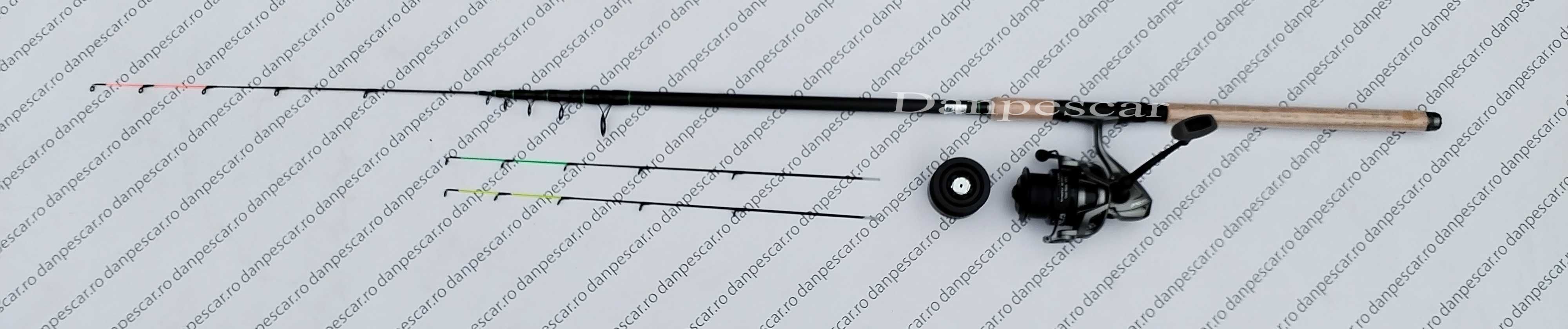 SET FEEDER Lanseta Harrier Tele Ultra SLIM 3,90m+Mulinetă PROFL LA6000