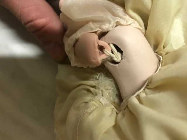 Papusa Ceramica Vintage 15cm