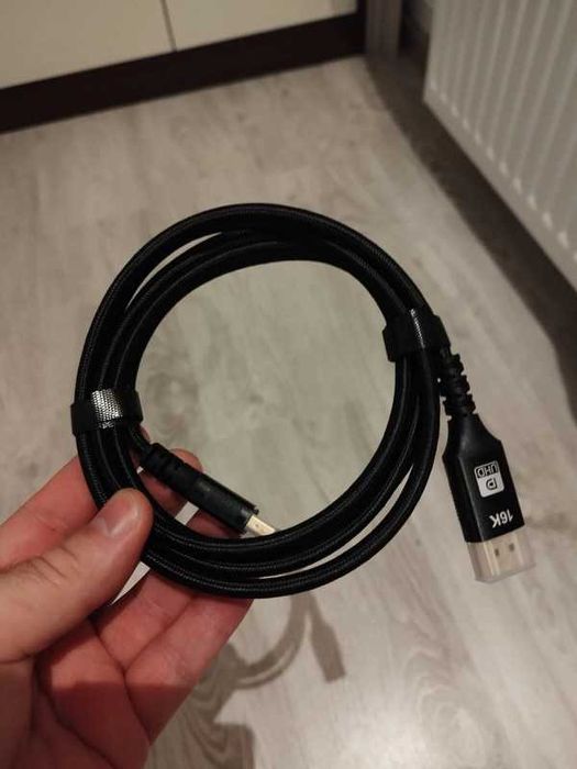 Cablu Mini DisplayPort → DisplayPort 2.1, 2 m, suport 16K 60 Hz