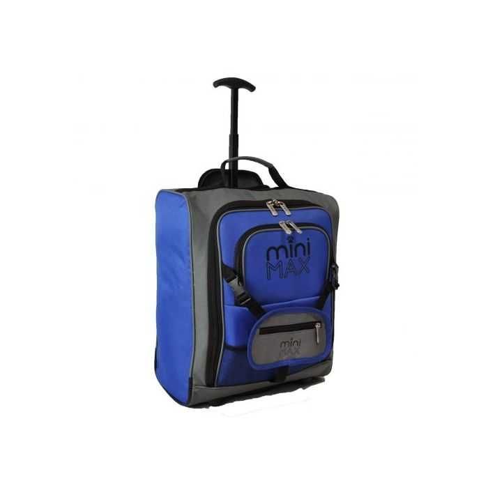 Troller Aerolite MiniMAX 20L, 40x20x25 cm, culoare albastru/gri