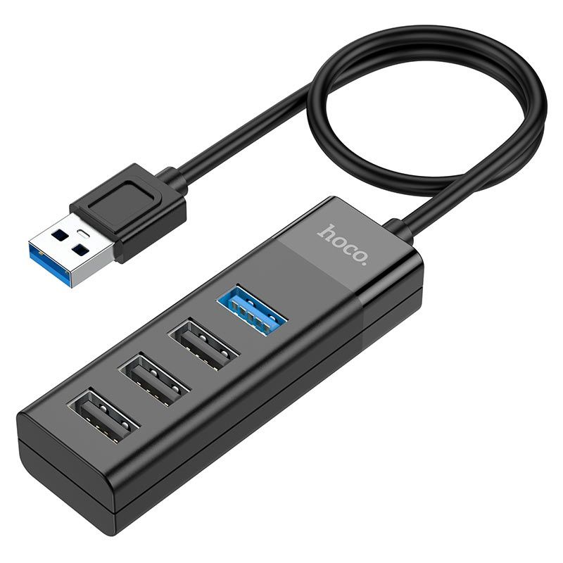 Переходник USB HUB USB 4 в 1 Hoco HB25