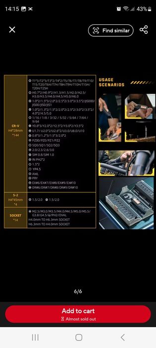 Set profesional surubelnita de precizie 180 in 1, CR-V, mini container