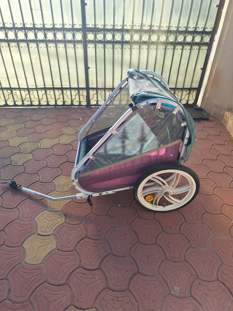 Căruț bicicletă pentru copii
