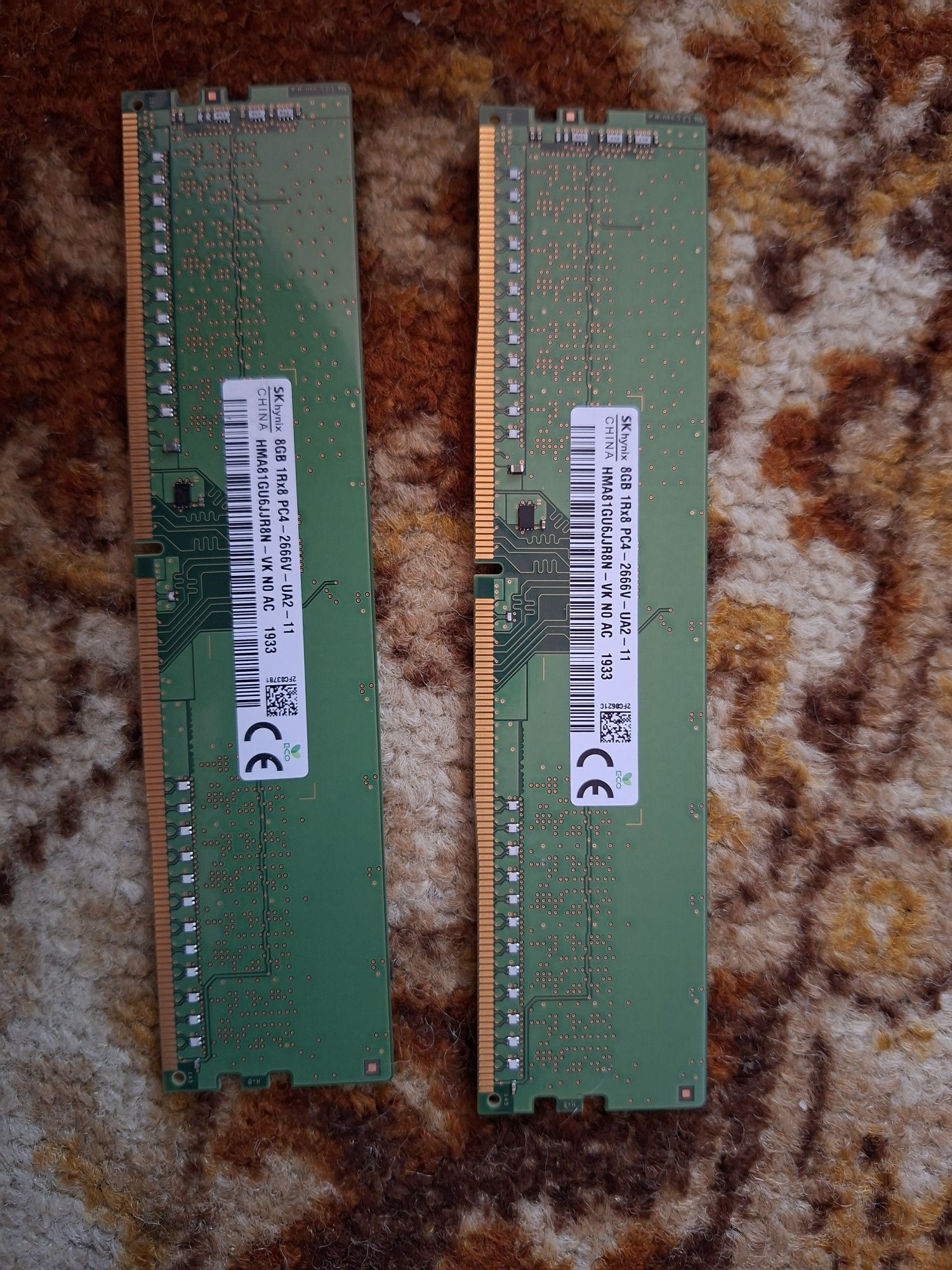 HP DDR4 ram 2x8GB