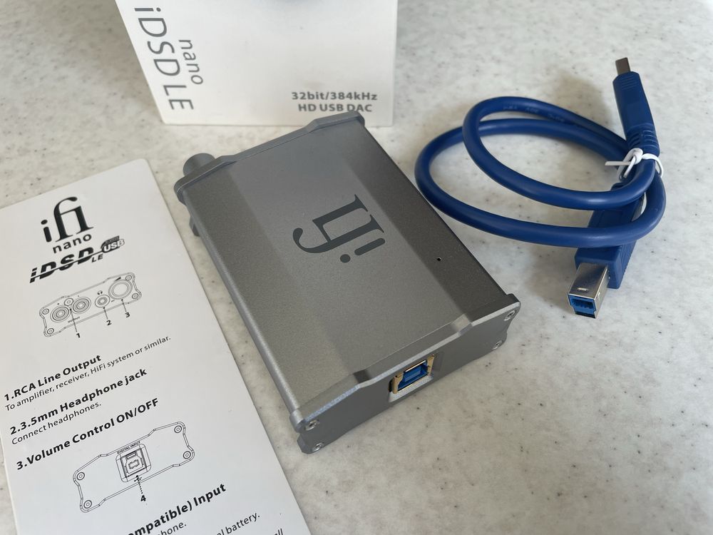 iFi nano iDSD LE като нов - усилвател и ЦАП за слушалки
