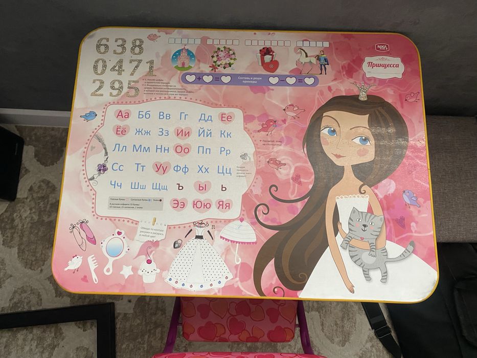 Раскладной Детский столик и стульчик