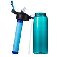 Sticla cu filtru apa portabil, pentru drumetii, camping