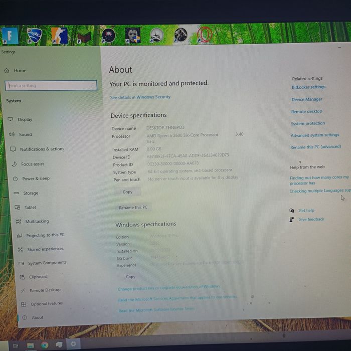 Unitate + monitor + altele
