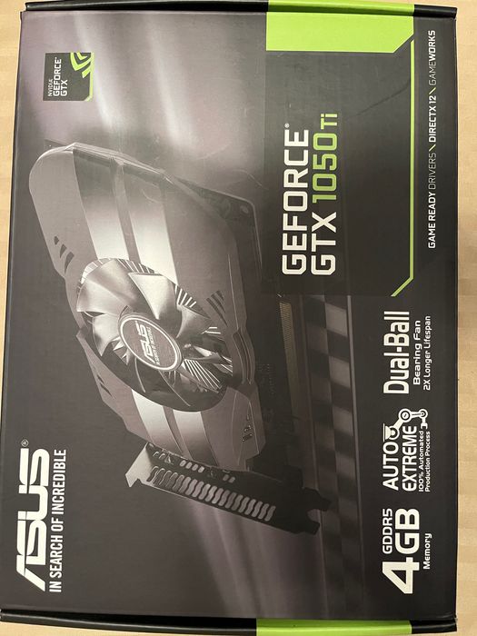 ASUS GeForce GTX 1050 Ti 4GB GDDR5 128bit