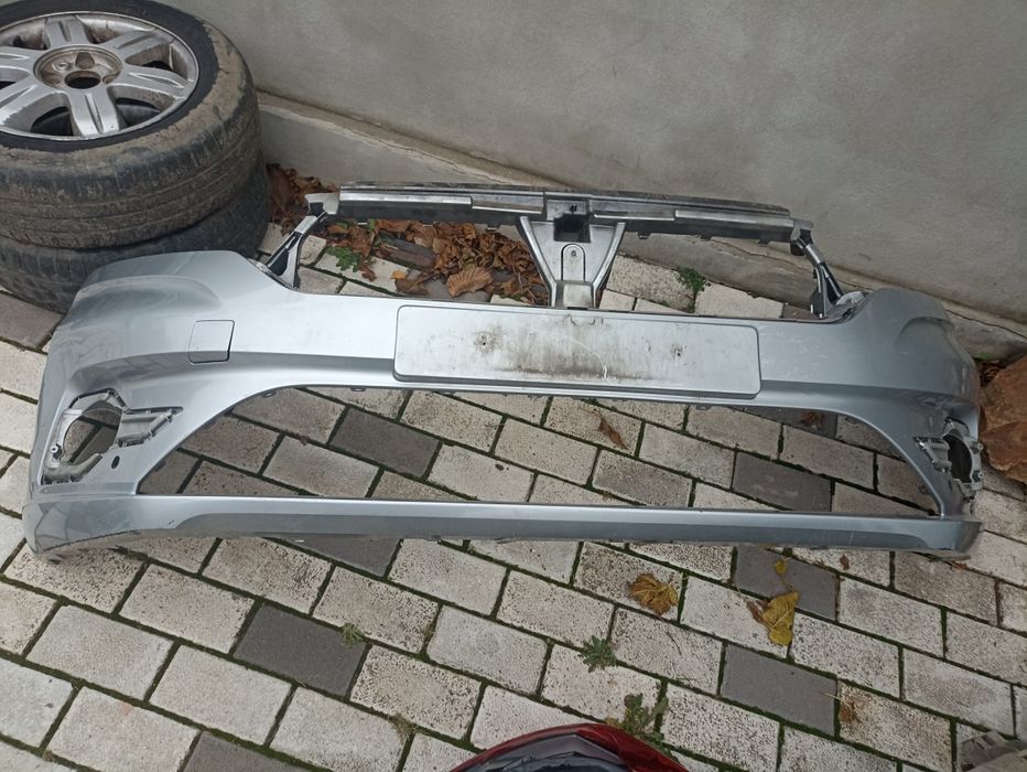 Bara fata, spate,  alba și gri, radiator AC si interculer Logan3