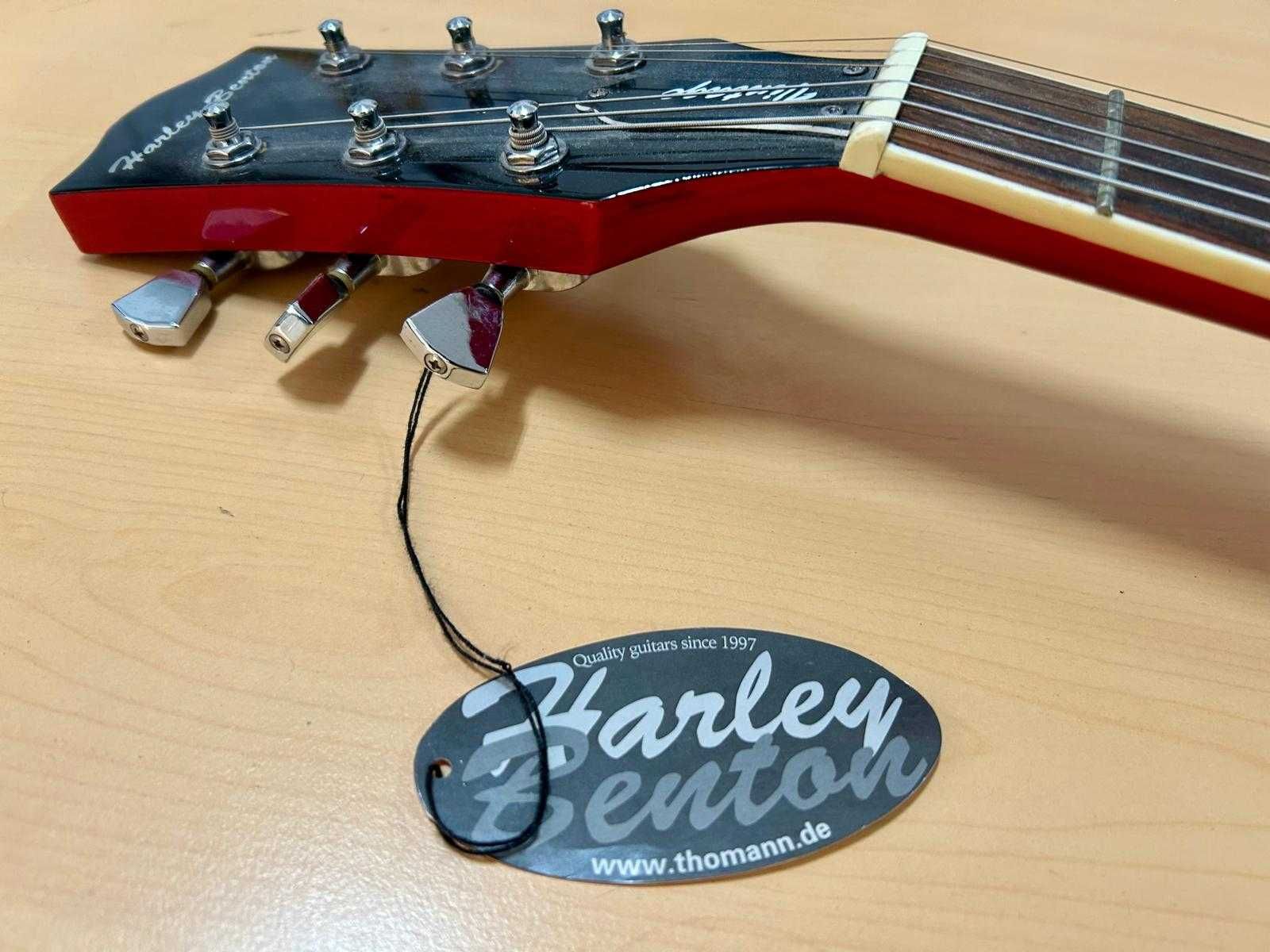 Chitara Harley Benton Vintage (2013) – electrică, roșie