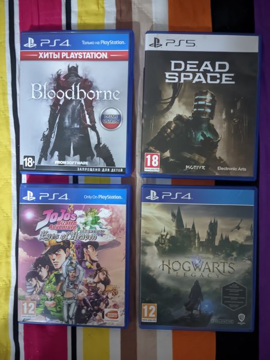 Игры на ps4 /  Dead space / Bloodborne / hogwarts legacy /Jojo EoH