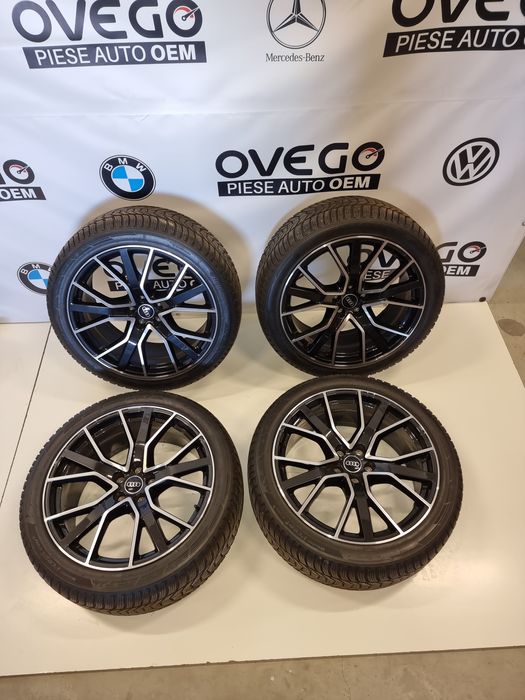 Set 4 jante aliaj + cauciucuri iarna R 20 AUDI A8 S8 4N D5/4N0601002AA