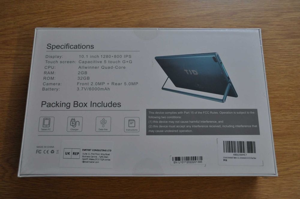 Vand smart tablet PC marca TJD 10,1 inch noua.