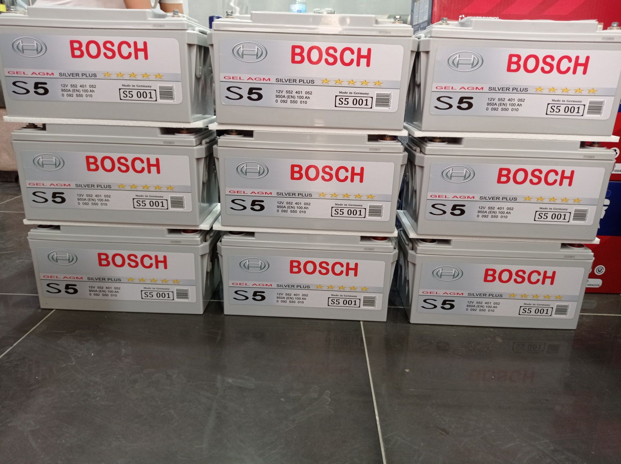 Гелевый аккумулятор Bosch 100Ah