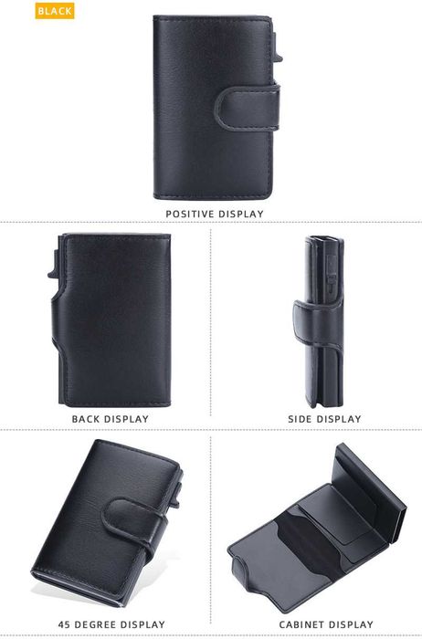 Портфейл с Rfid защита за кредитни ларти - картов държач