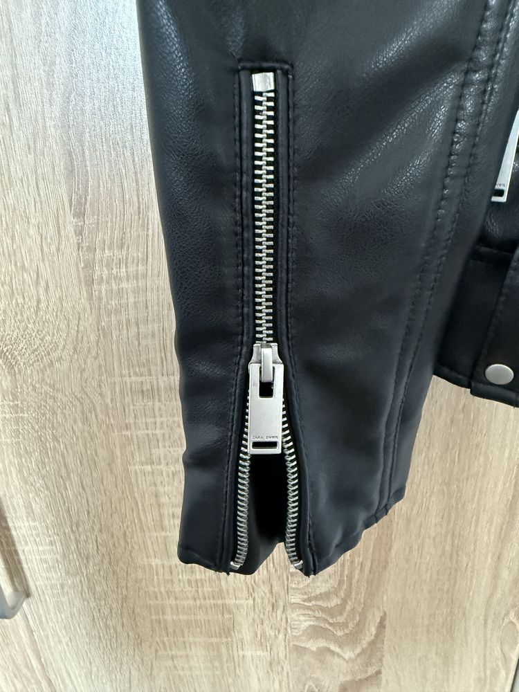 Кожено Яке ZARA -Small NEW!!!
