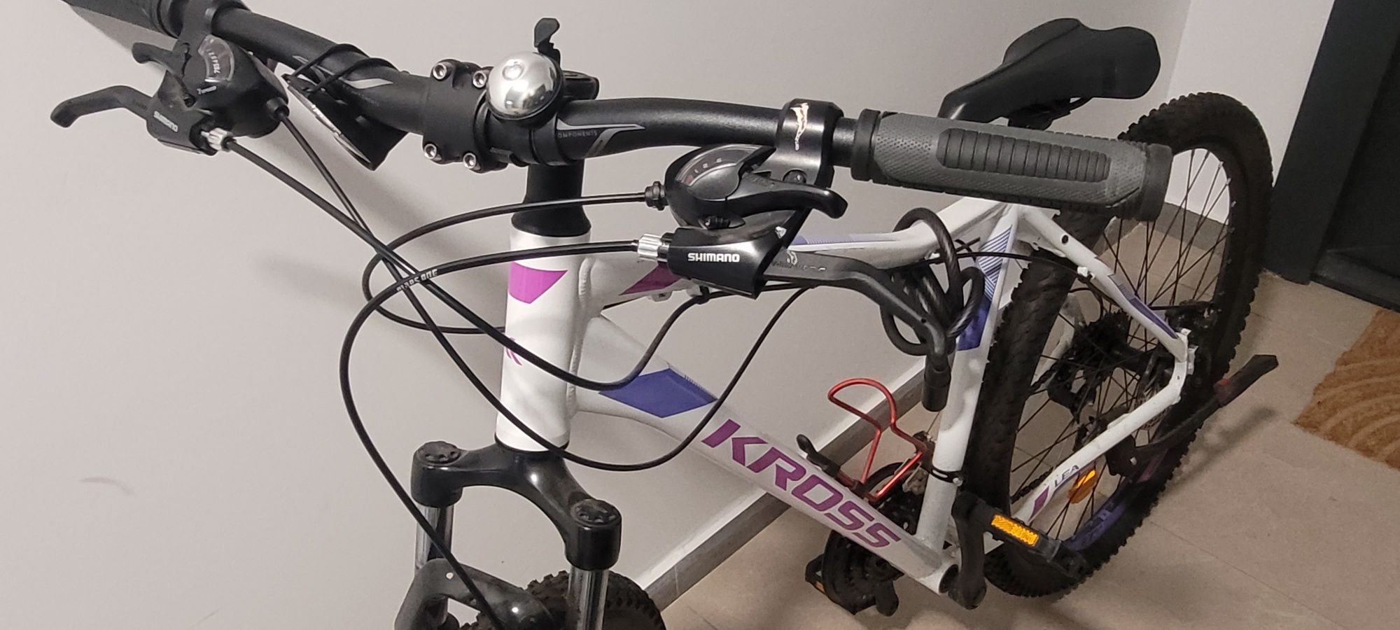 Vand bicicleta Kross Lea 3.0  27,5 M White Pur