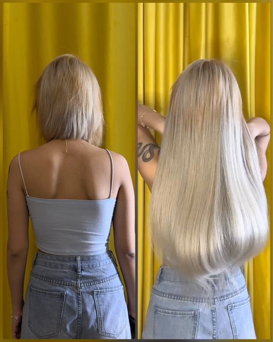 Наращивание волос  от 30 тыс за работу / коррекция нарощенных волос