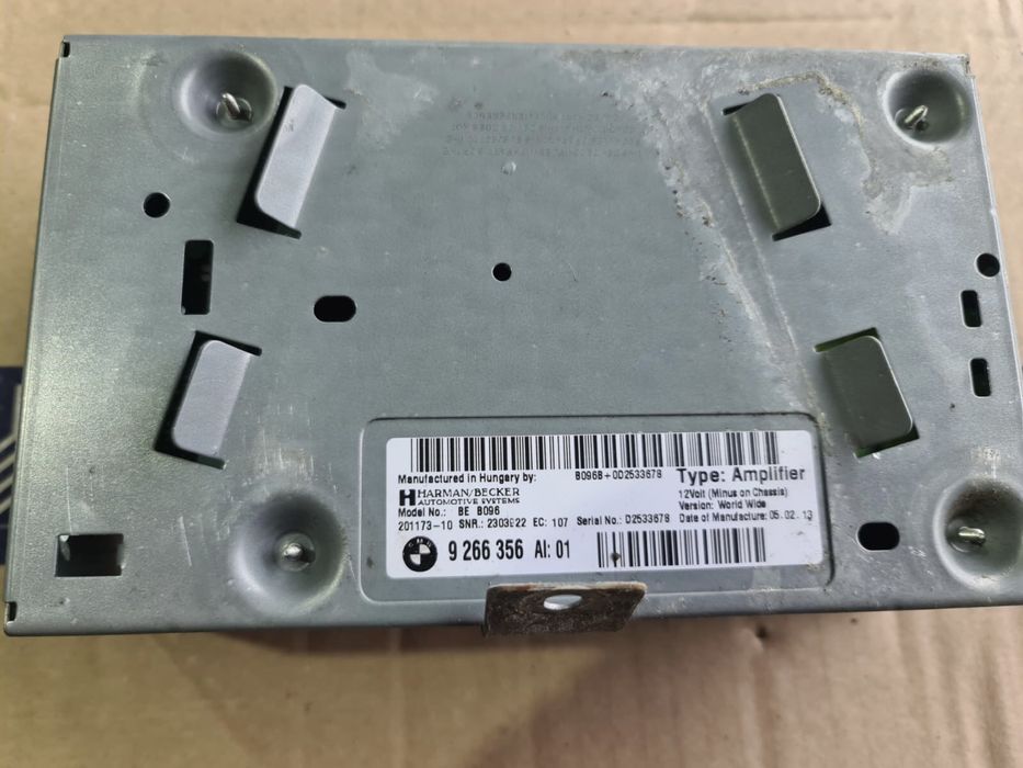 Amplificator statie audio Hi fi Harman Bmw seri 5F10 F11 cod 9266356