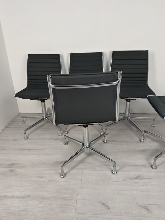 Конферентни и офис столове ATLANTIC LUXY с полирана алуминиева основа,