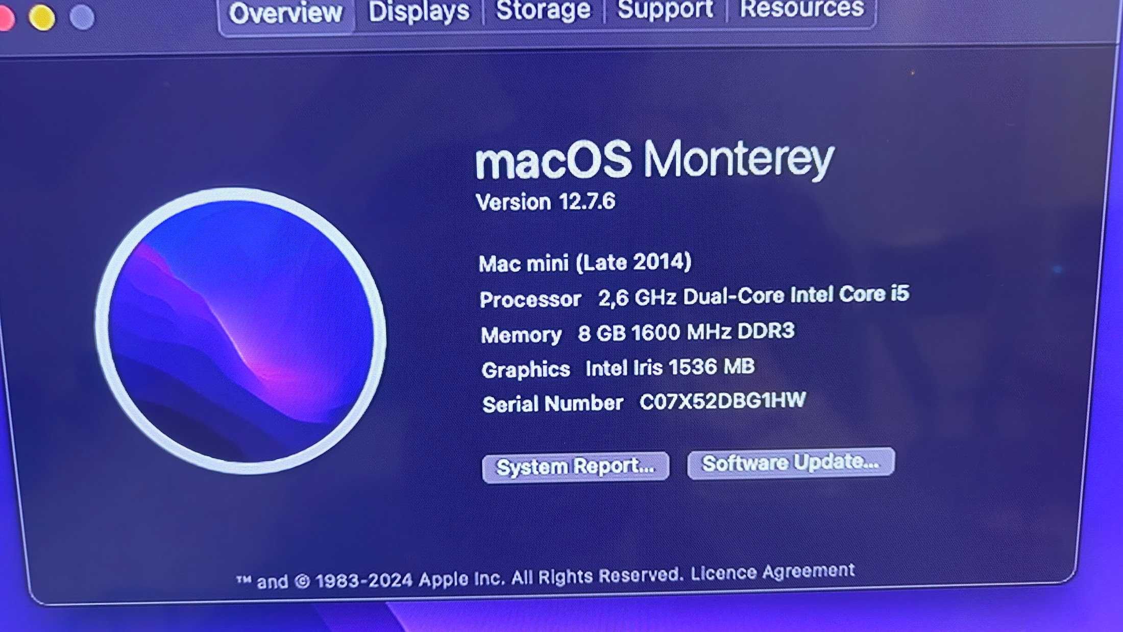Mac mini (Late 2014) – Intel i5 2.6GHz, 8GB RAM, 1TB HDD