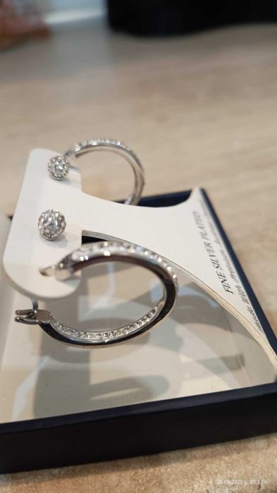 Sofia James New York Fine Silver Set Of 2 Комплект от 2 чифта обеци