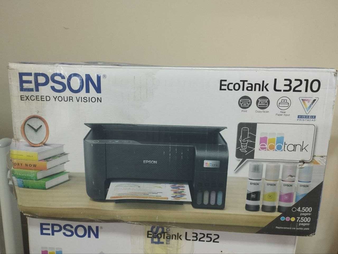 Принтер Epson L3210 | Yangi lekin upakovkasi ochilgan