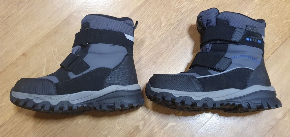 Детские утеплённые зимние непромакаемые сапожки 37 размер