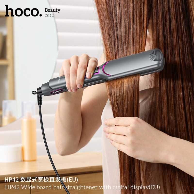 Hoco HP42 Выпрямитель для Волос с Широкой Доской и дисплеем EN Dyson