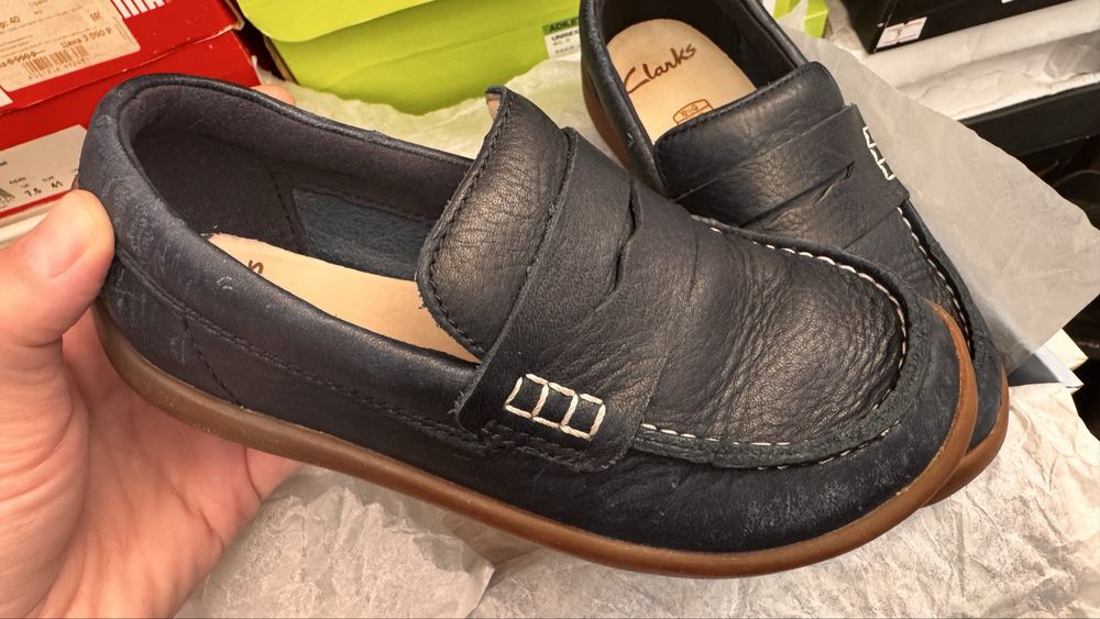Мокасины Clarks кожа , оригинал