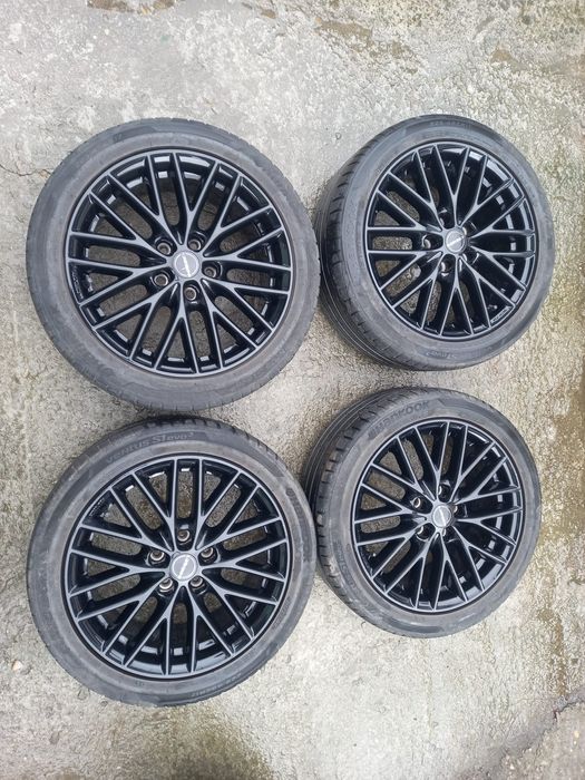 Jante 17 Borbet 5x112 cu anvelope iarna, seat ,skoda,audi,Volkswagen