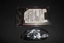 Hard disk extern Hitachi hdd 120gb usb 3.0 carcasa transparenta