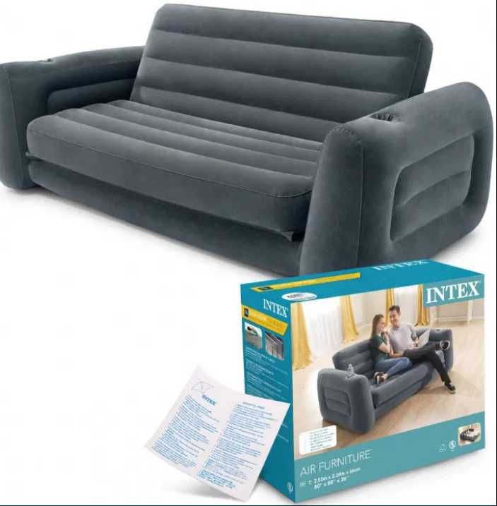 Новый надувной диван трансформер кресло Intex 66552 Доставка