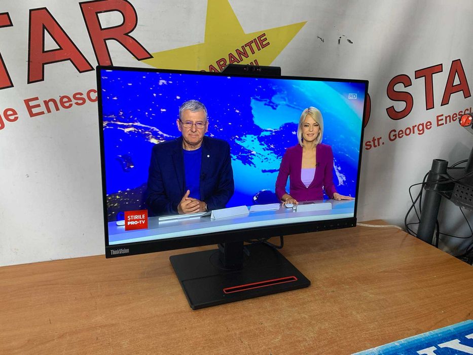 Monitor Led FullHD IPS Lenovo T24V-10Sunet integrat/62cm Garantie 2ani