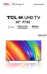 Телевизор LED TCL 65P745 120ГЦ 4K с тонкой рамкой optom va donaga