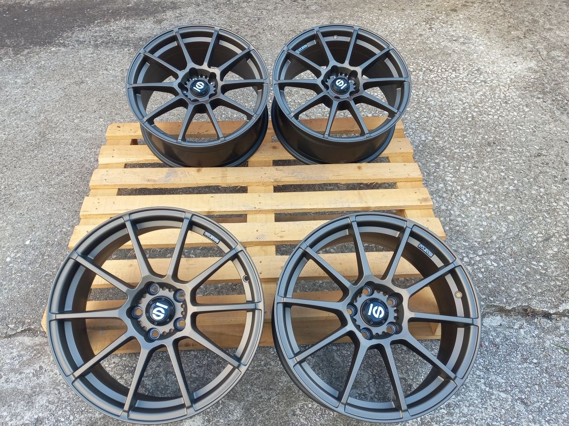 18 5×114.3 Sparco Gara Matt Bronz 8j et35 Honda Mitsubushi Toyota Mazd