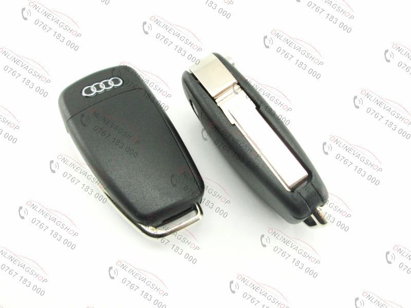 Carcasa cheie briceag 3 butoane si logo Audi pt A3/ A4/ A6/Q7