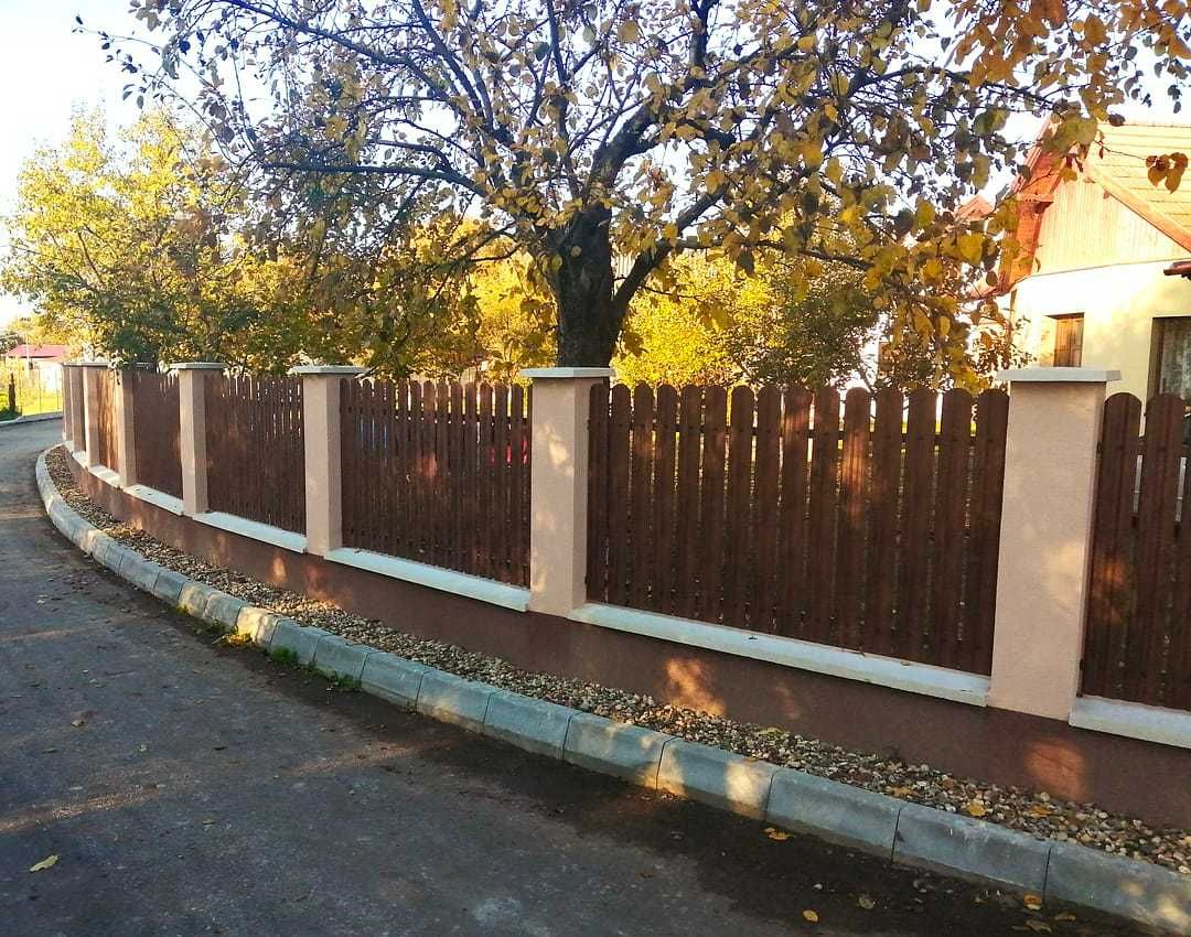 Garduri din sipca metalica si porti de diferite modele si dimensiuni